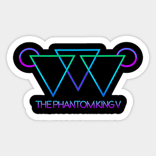 ThePhantomKingV Logo Design Sticker